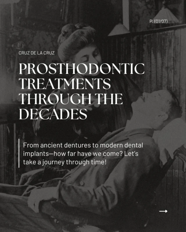 Prosthodontics has transformed smiles for centuries! 🦷 

From early dentures to today’s cutting-edge restorations, every decade has brought advancements that make treatments more natural, durable, and comfortable.

As a prosthodontist, I’m proud to blend science and artistry to restore confidence—one smile at a time. Swipe through to see how far we’ve come! ⏳➡️ 

.
.
.

#ProsthodonticsThroughTheDecades #SmileTransformation #prosthodontistcondado #prosthodontisthatorey #puertoricoprosthodontist #dentistpuertorico