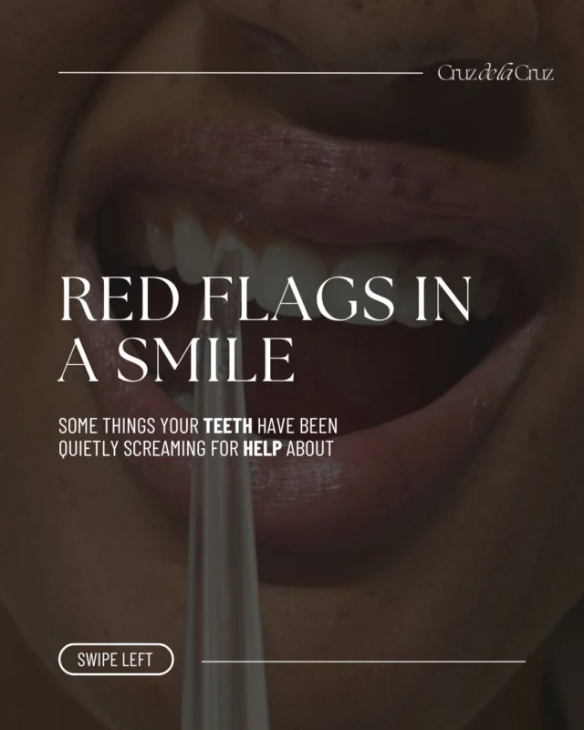 Red flags aren’t just for relationships... your smile can have them too.

Missing teeth? Worn-down enamel? DIY dental hacks gone wrong?

Swipe through the signs it’s time to see a prosthodontist — and how we can help restore your confidence (and your bite). 🦷✨

.
.
.

#prosthodontistcondado #prosthodontisthatorey #dentaltipscondado #prosthodontistpuertorico #mouthrehabilitation